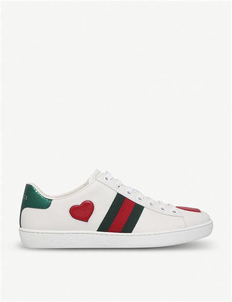 gucci heart trainers|gucci trainers sale uk.